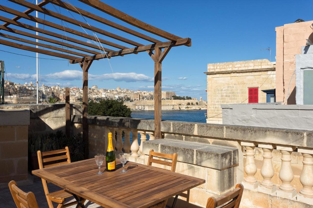 Traditional Maltese Townhouse, Roof Terrace And Views Senglea Exterior foto